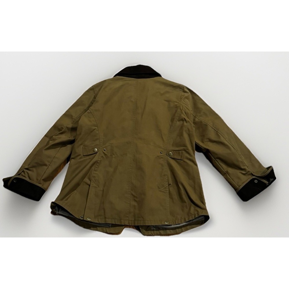 Eddie Bauer Sport Shop Wax Canvas Equestrian Riding Jacket L Barn Chore Coat - Picture 5 of 5